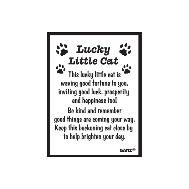Little Lucky Cat Charm with Bell