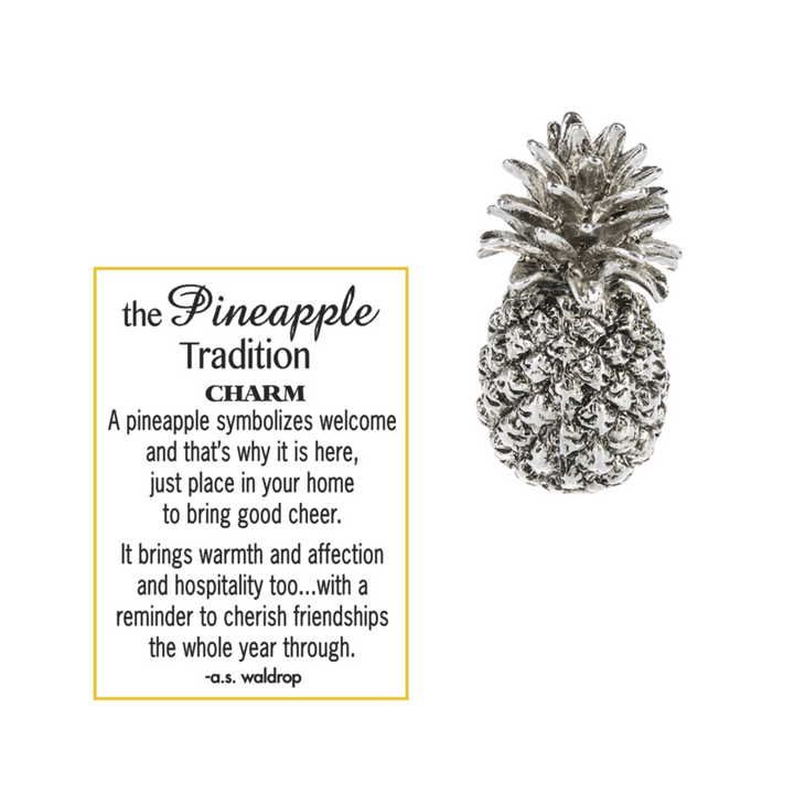Miniature Textured Pineapple Charm