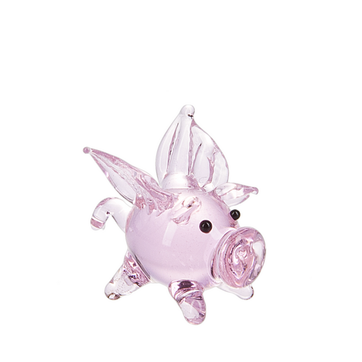 Mini Pink Flying "Pigasus" Piggy Charm
