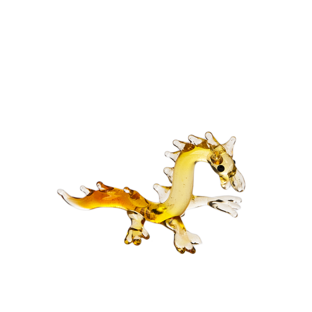 Mini Glass Dragon Charm