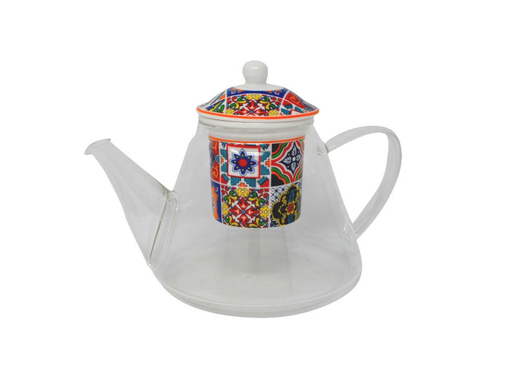 Boho Teapot & Removable Infuser | Moroccan Mosaic