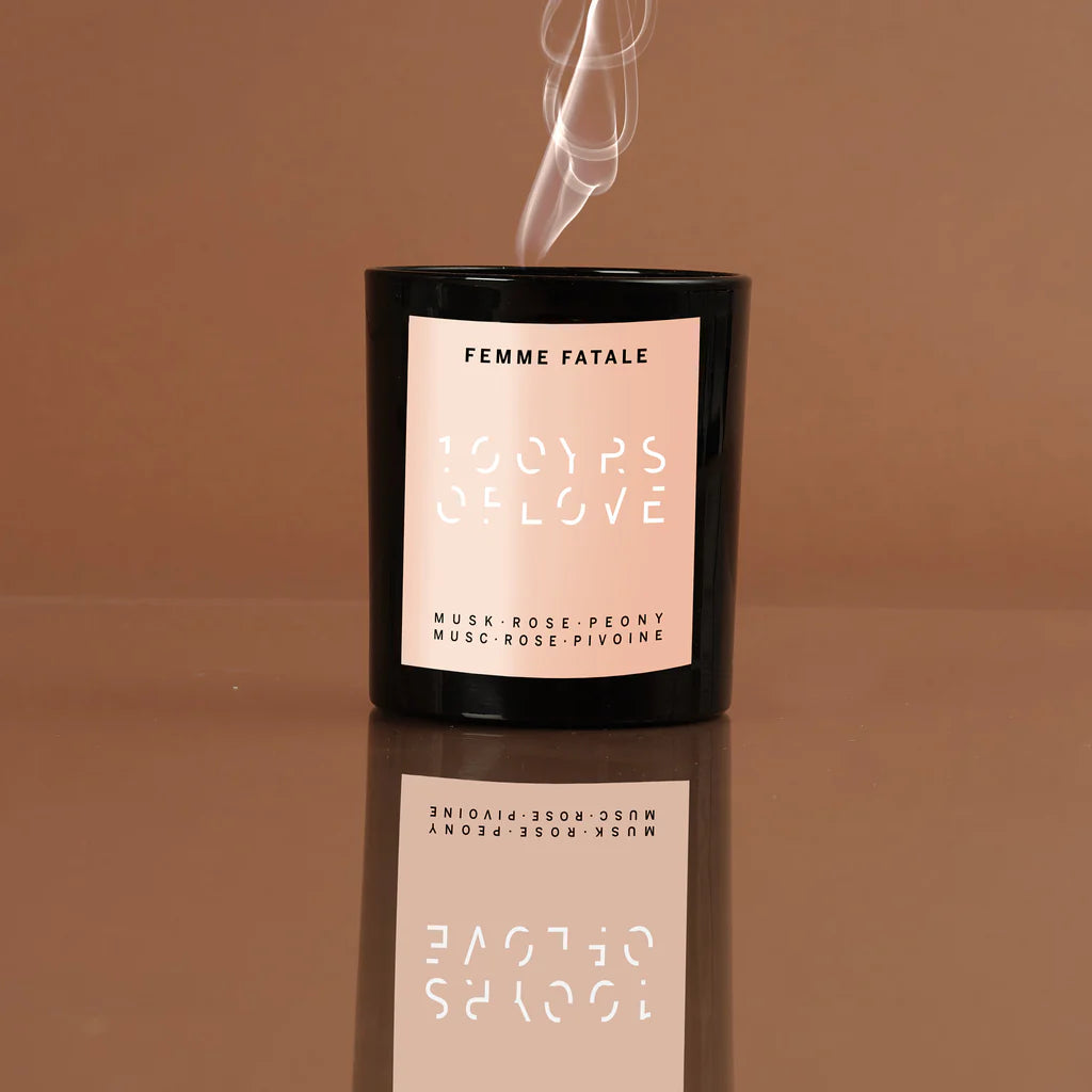 Femme Fatale Soy-Coconut Wax Candle | Peony, Rose & Musk
