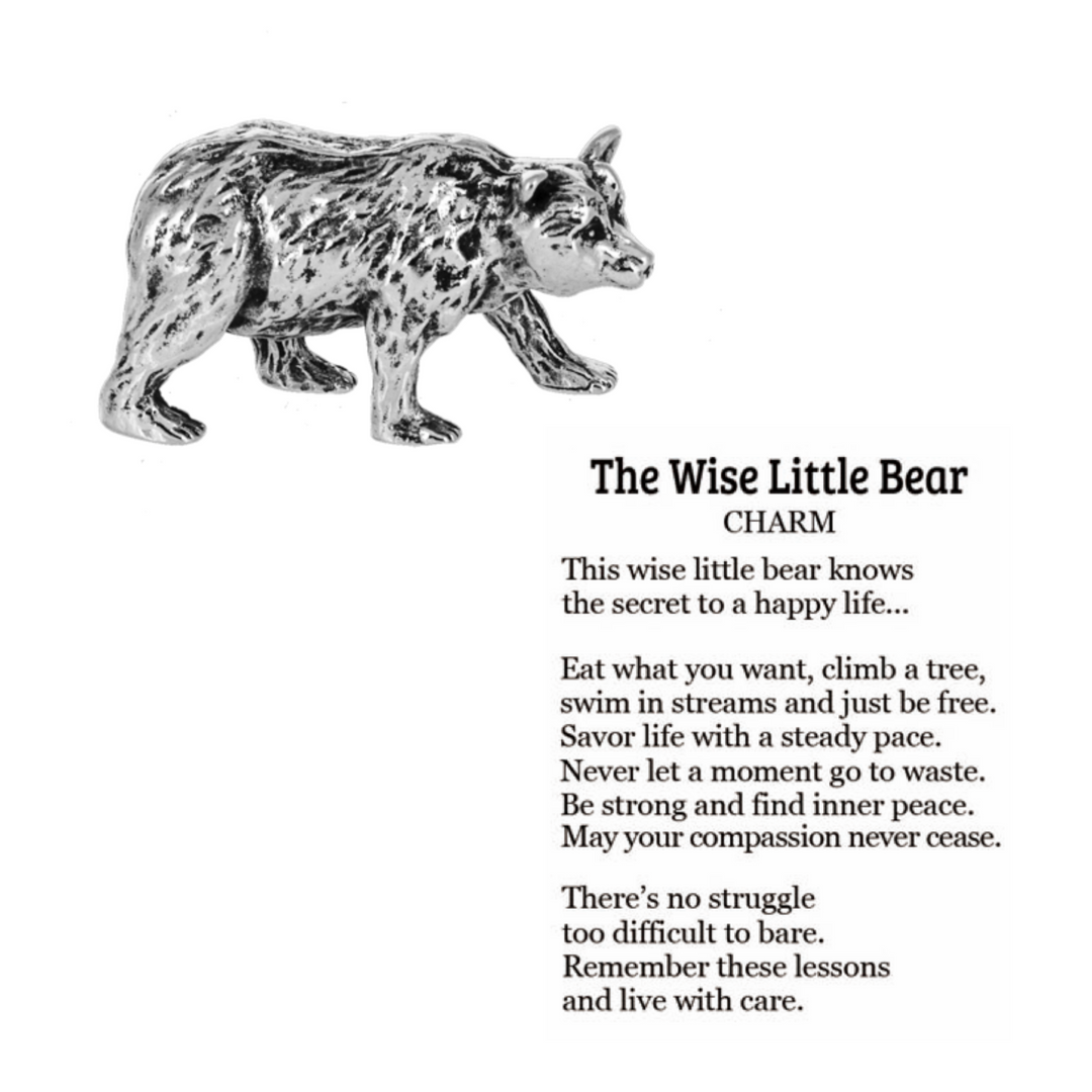 Wise Little Bear Charm