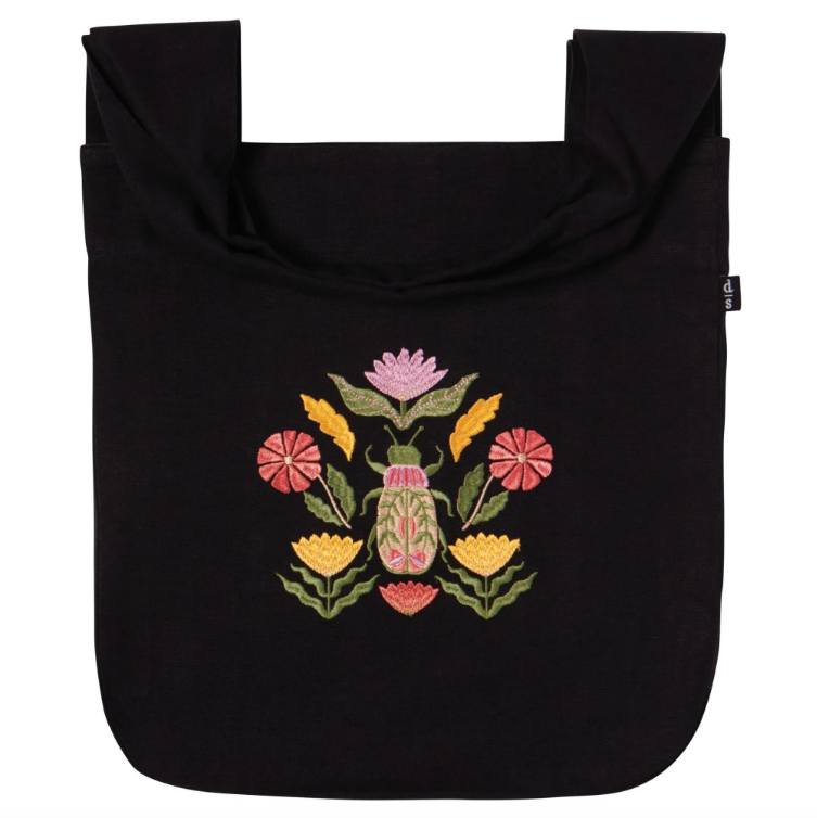Amulet To-&-Fro Embroidered Cotton Tote