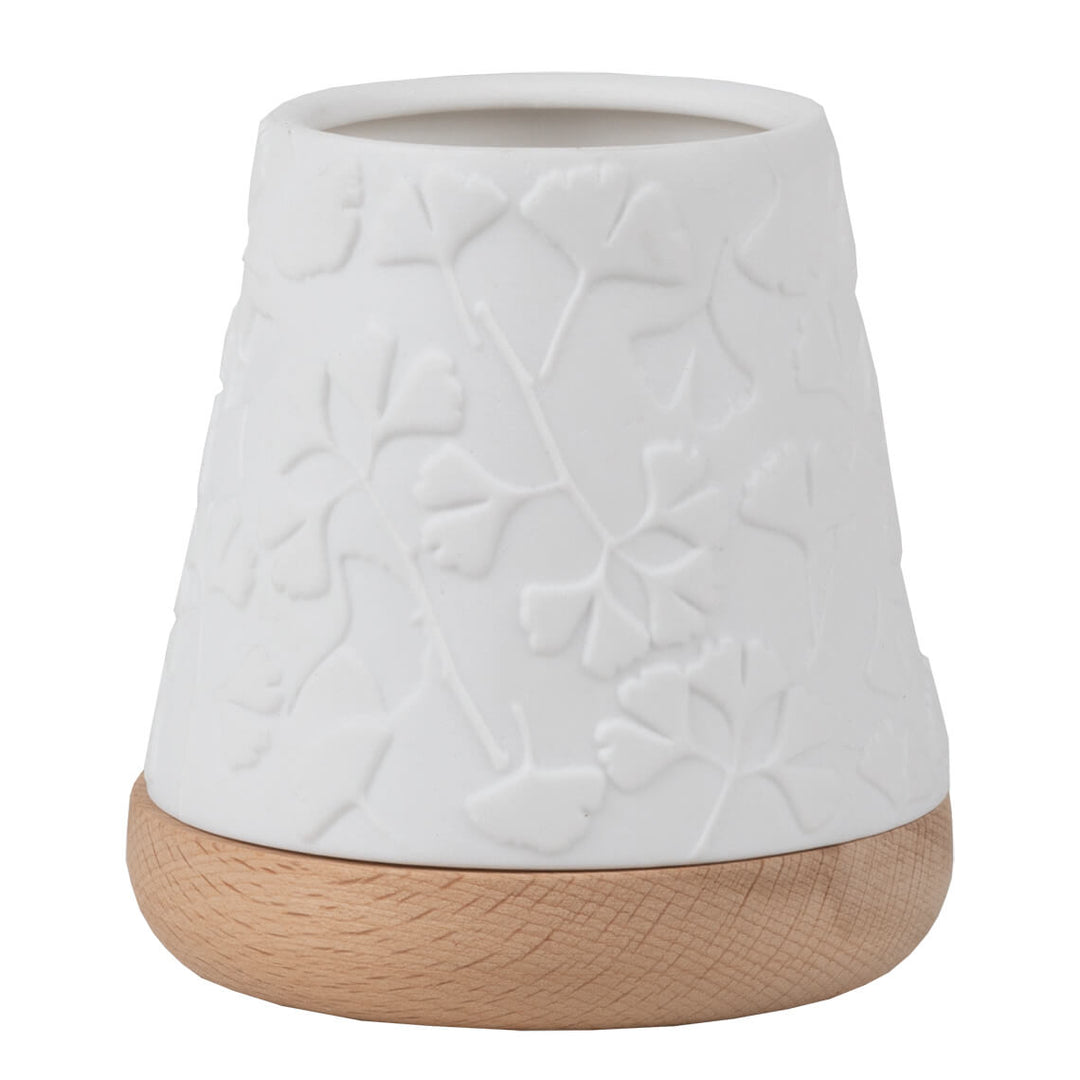 Ginko Leaf Porcelain Tealight Holder