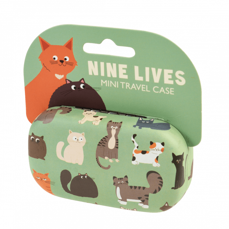 Mini Travel Case | Nine Lives Kitties