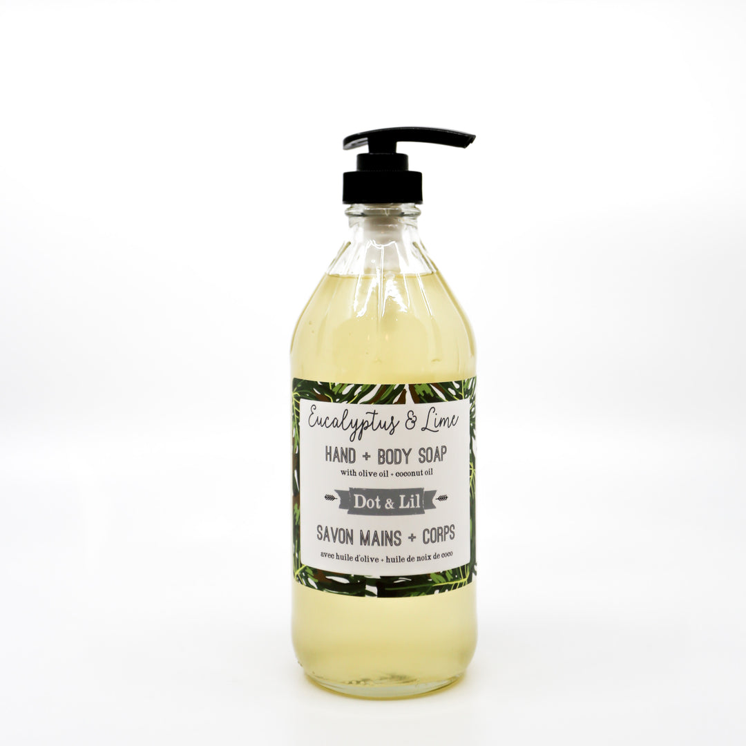 Luxurious Hand & Body Soap | Eucalyptus & Lime