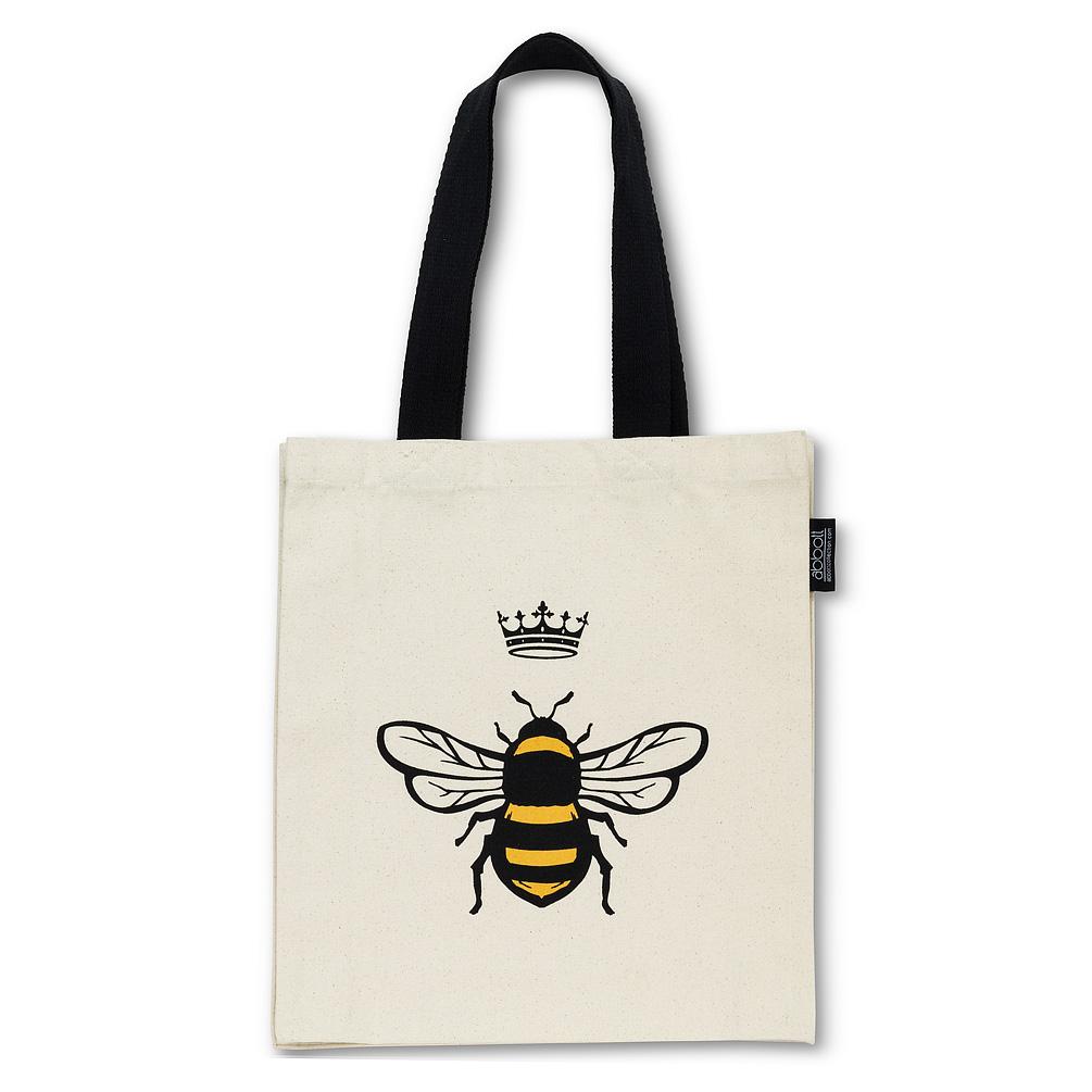 Queen Bee Cotton Tote Bag