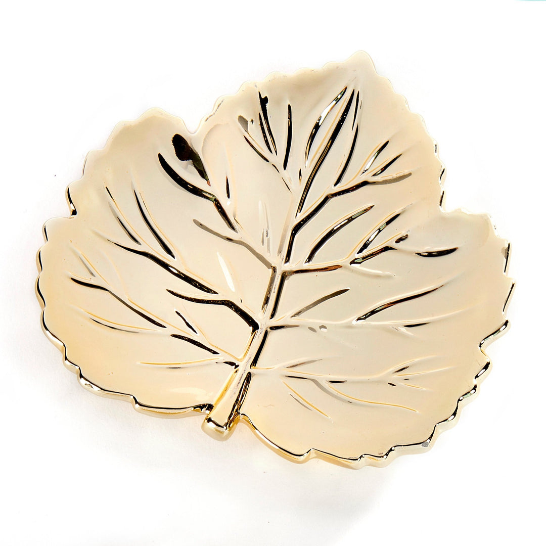 Gold Leaf Trinket Dish