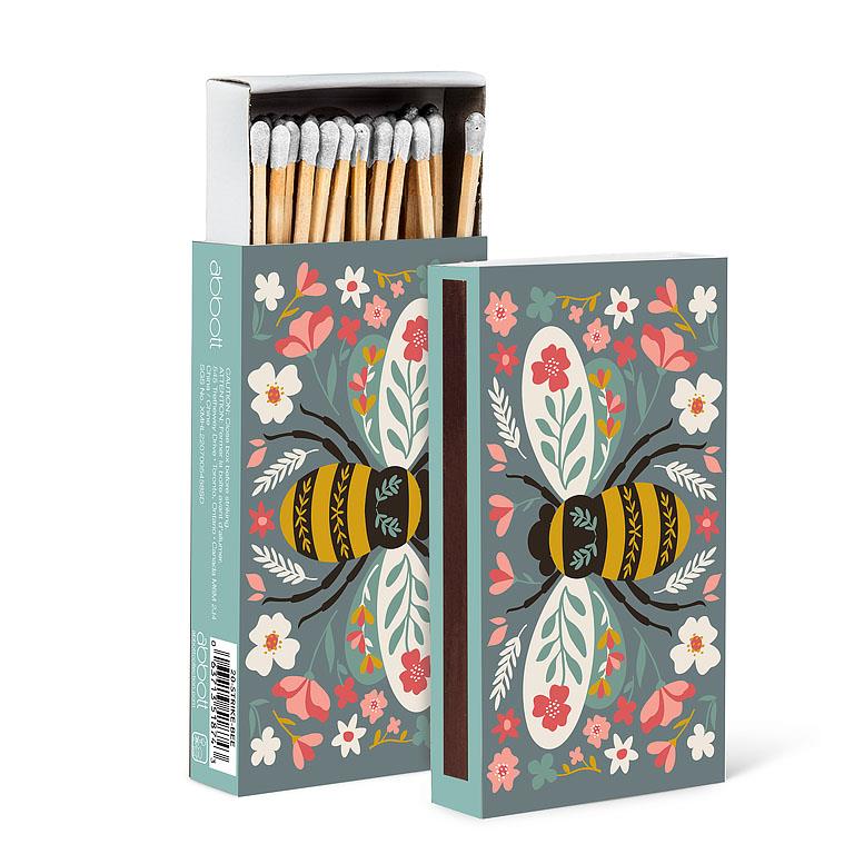 Matchsticks | Botanical Bee Match Box