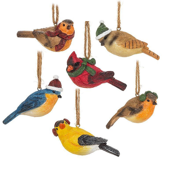 Cozy Winter Bird Ornaments