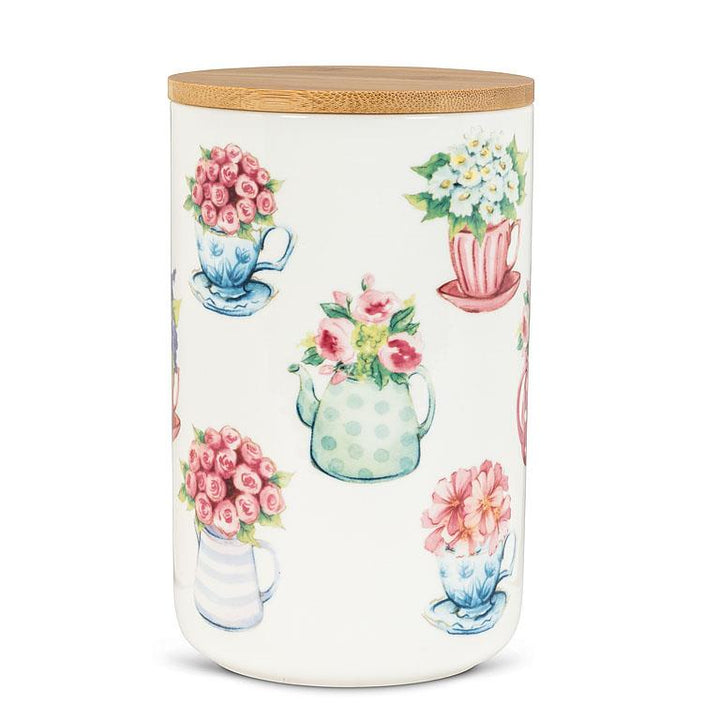 Flower in Cup Canister