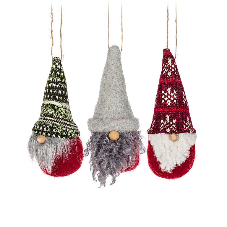 Felt Gnome Ornament