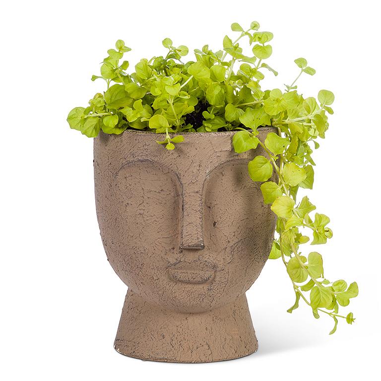 Face Pedestal Planter