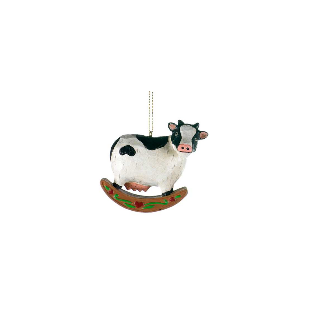 Painted Farm Animal Ornaments