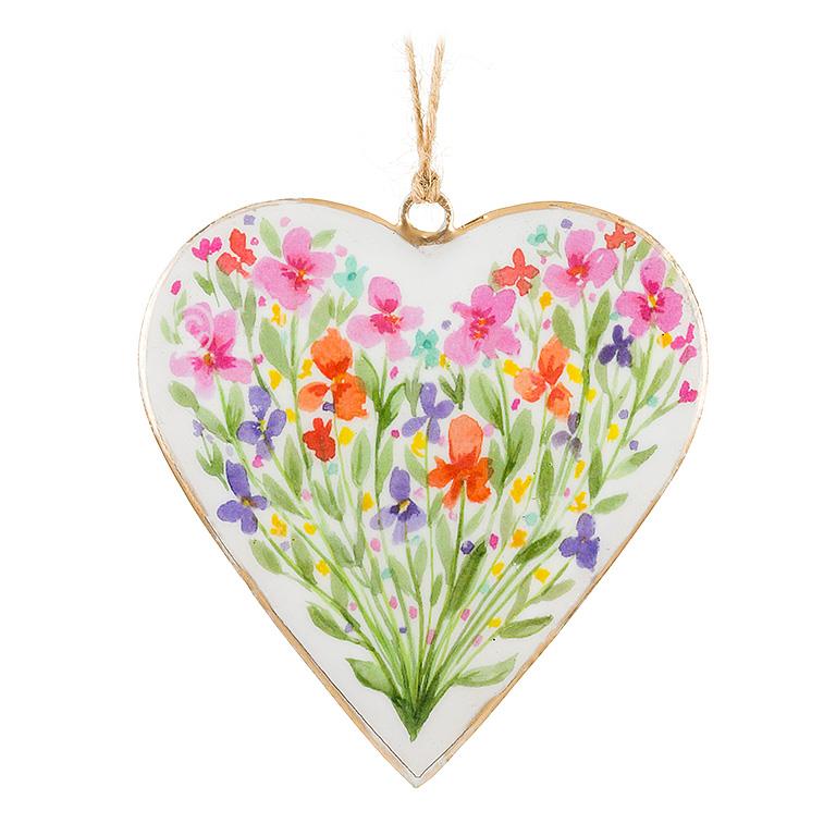 Floral Heart Ornament