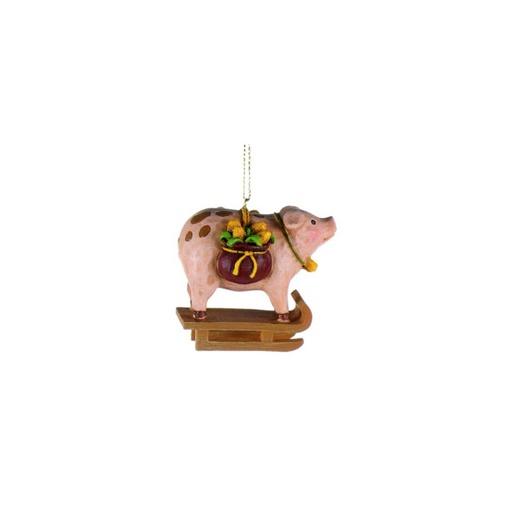 Painted Farm Animal Ornaments