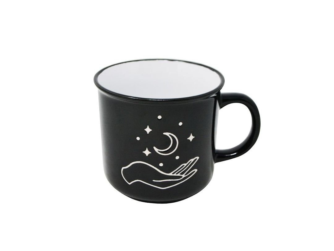 Hand & Moon Mug