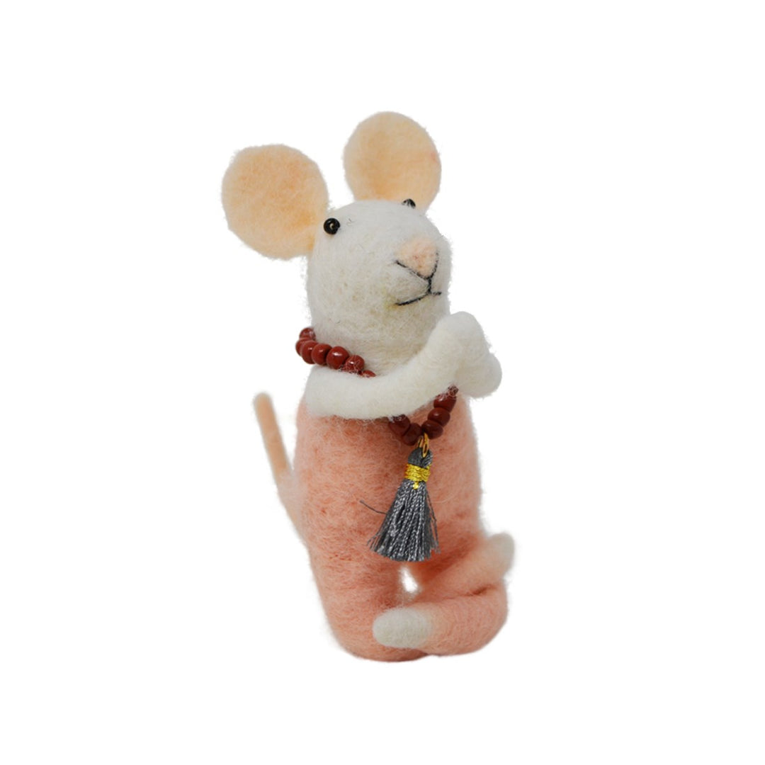 Meditation Mel Mouse Ornament