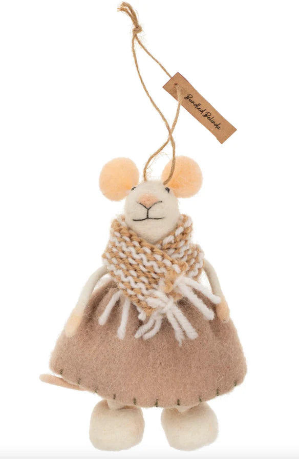 Bundled Belinda Mouse Ornament