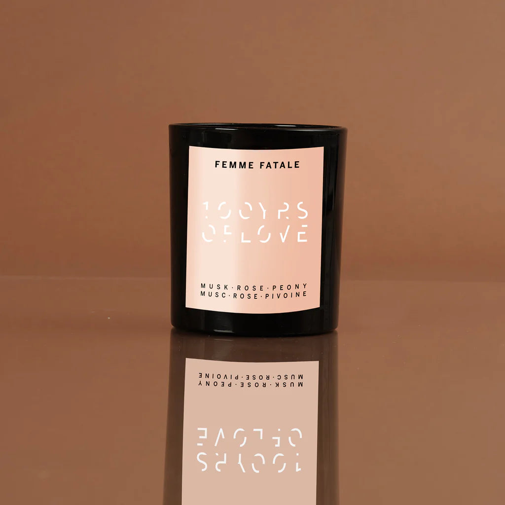 Femme Fatale Soy-Coconut Wax Candle | Peony, Rose & Musk