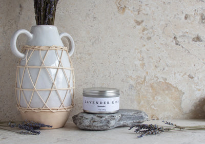 Lavender Kiss Wood Wick Travel Soy Wax Candle