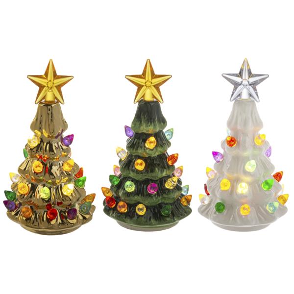 Retro Ceramic LED Christmas Trees