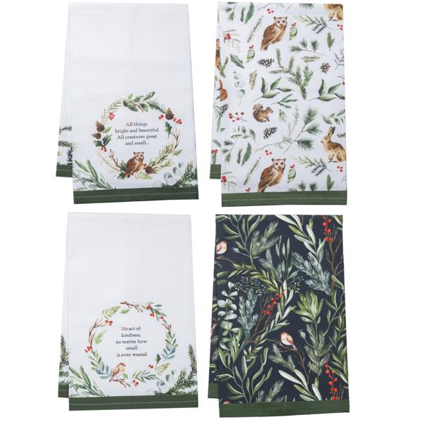 Forest Friends Tea Towel