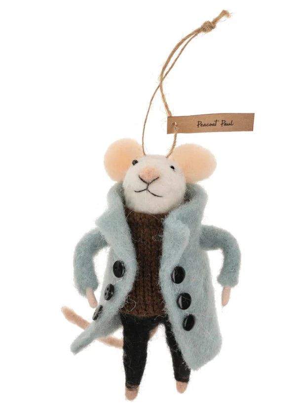 Peacoat Paul Mouse Ornament