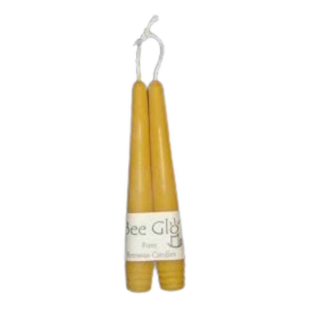 Beeswax Candle | 6" Taper Pair