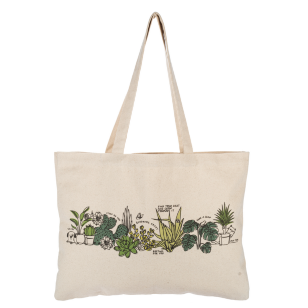 Pets & Plants Cotton Tote Bag
