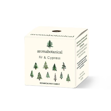 Boxed Votive Candle | Fir & Cypress