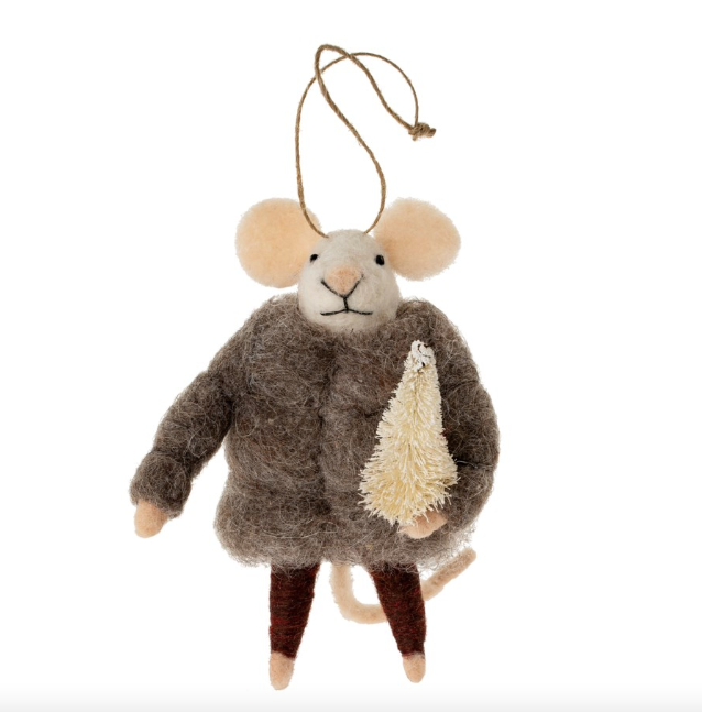 Alpine Avery Mouse Ornament