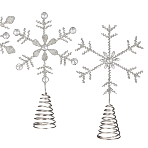 Light-Catching Snowflake Tree Topper