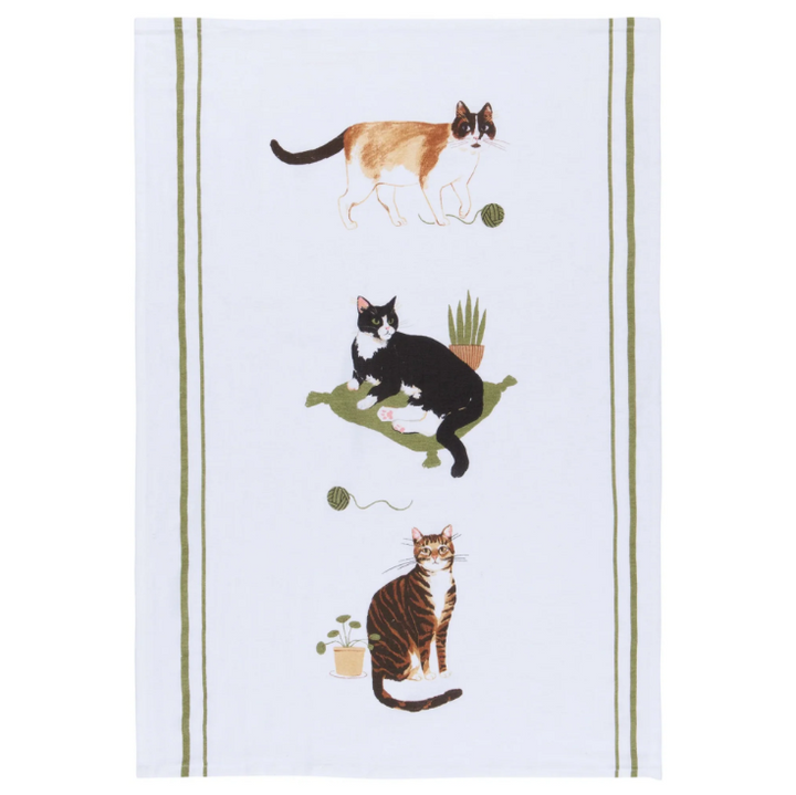 Cat Collective Floursack Tea Towels | Set of 3