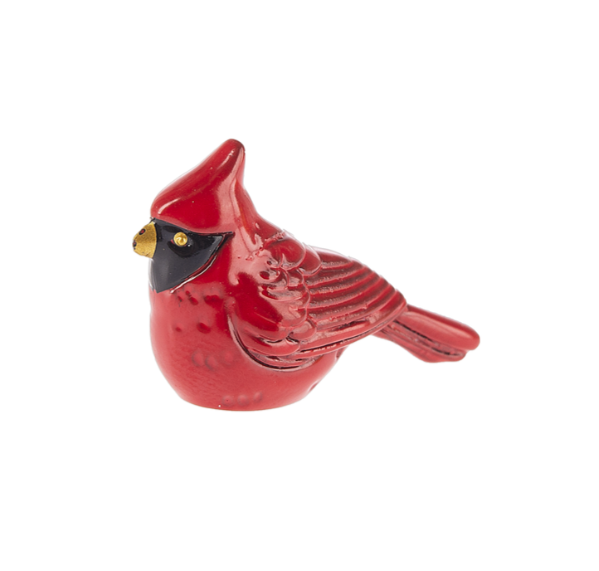 Miniature Painted Cardinal Charm