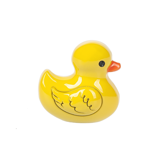 Miniature Painted Lucky Ducky Charm