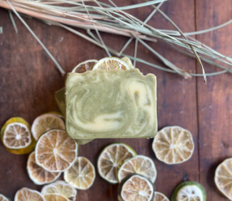 Matcha Lemongrass Organic Coconut Milk Soap