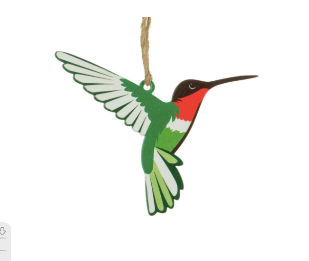 Hummingbird Metal Ornament