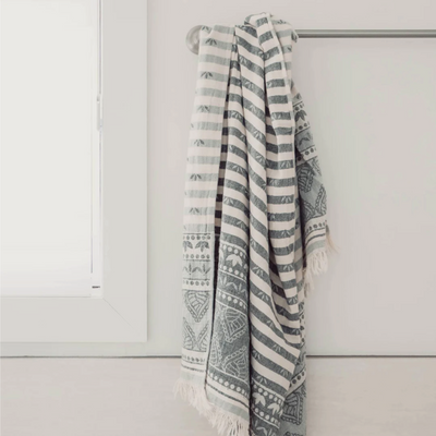 Turkish Towel & Scarf | Zora in Grey