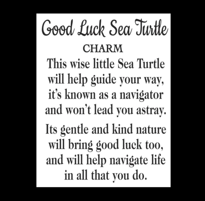 Miniature Sea Turtle Charm