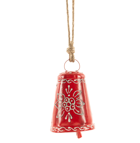 Hand Painted Bell Ornament