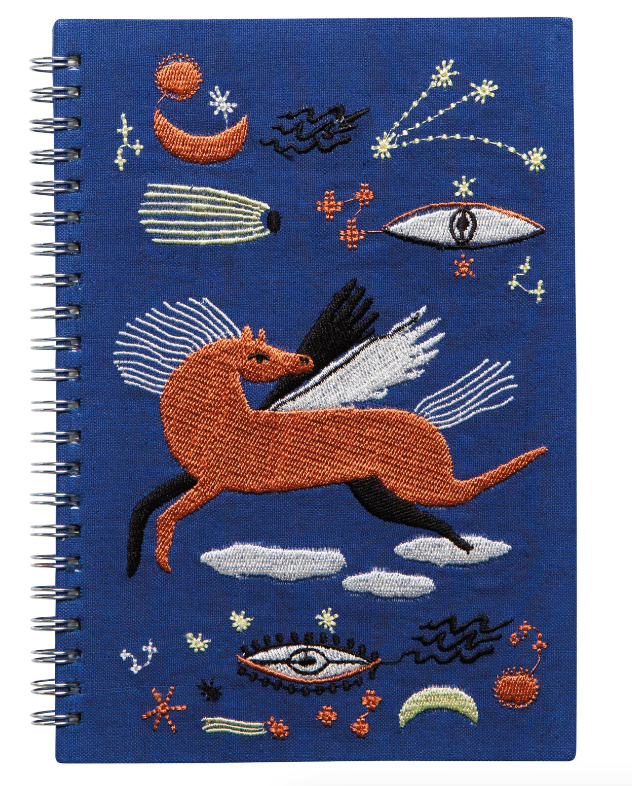 Astral Embroidered Notebook