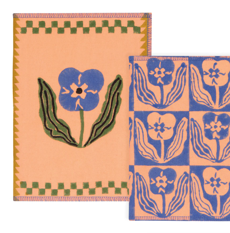 Block Print Notebook Set of 2 | Teppi