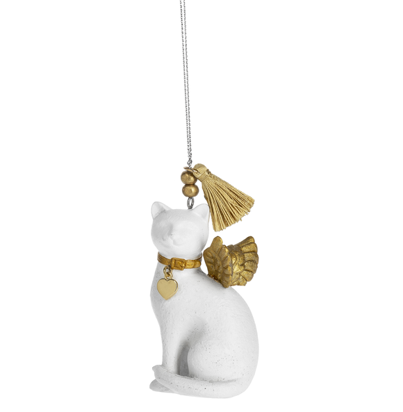 Cat Angel Ornament