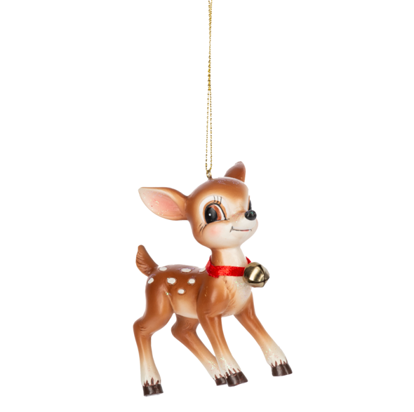 Retro Deer Ornament