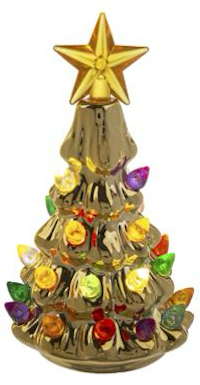 Retro Ceramic LED Christmas Trees