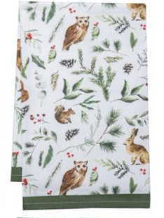 Forest Friends Tea Towel