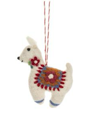 Whimsical Felted Animal Ornament