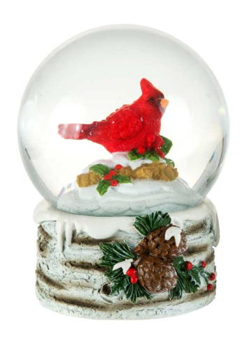 Cardinal Snow Globes